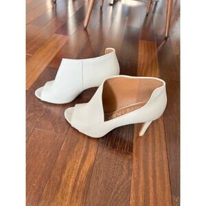 Calvin Klein White Booties Size 9